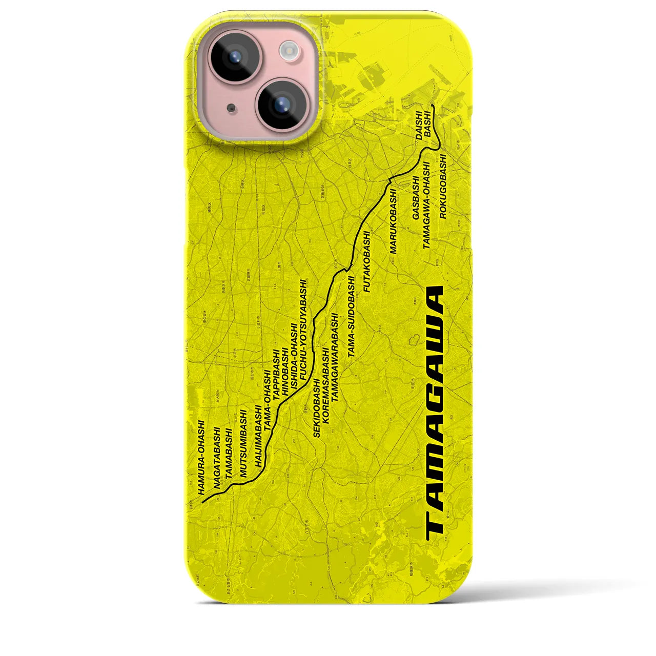 【多摩川(東京都)】サイクリストiPhoneケース(バックカバータイプ)