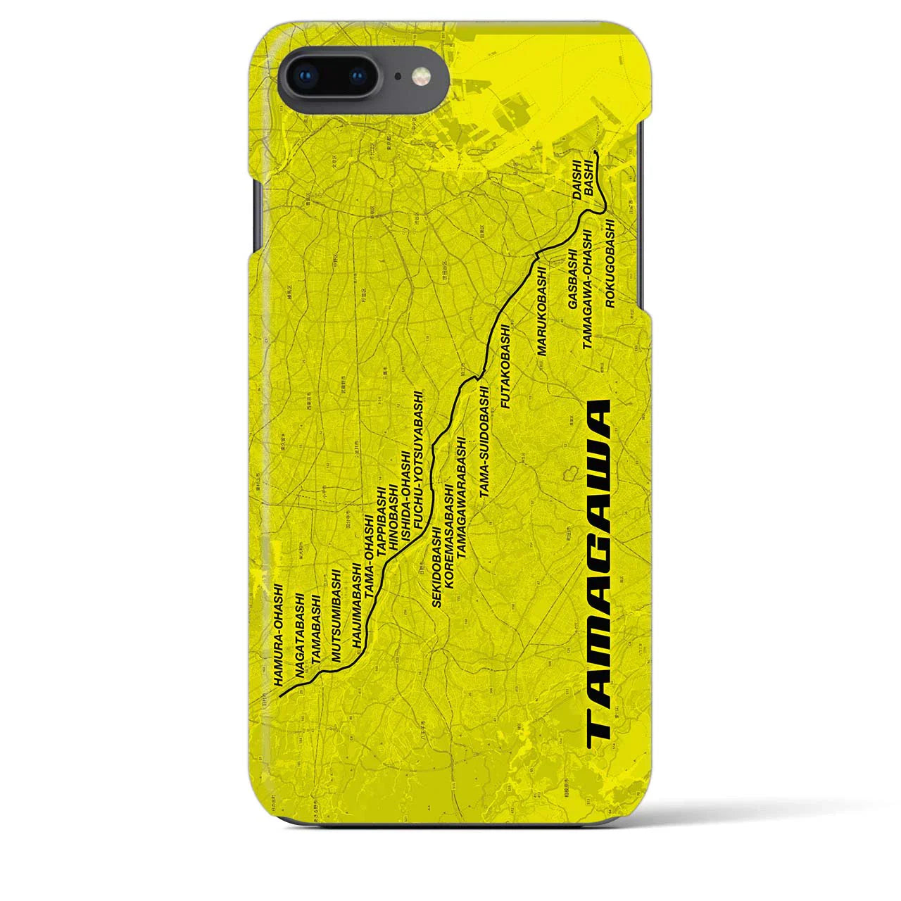 【多摩川(東京都)】サイクリストiPhoneケース(バックカバータイプ)