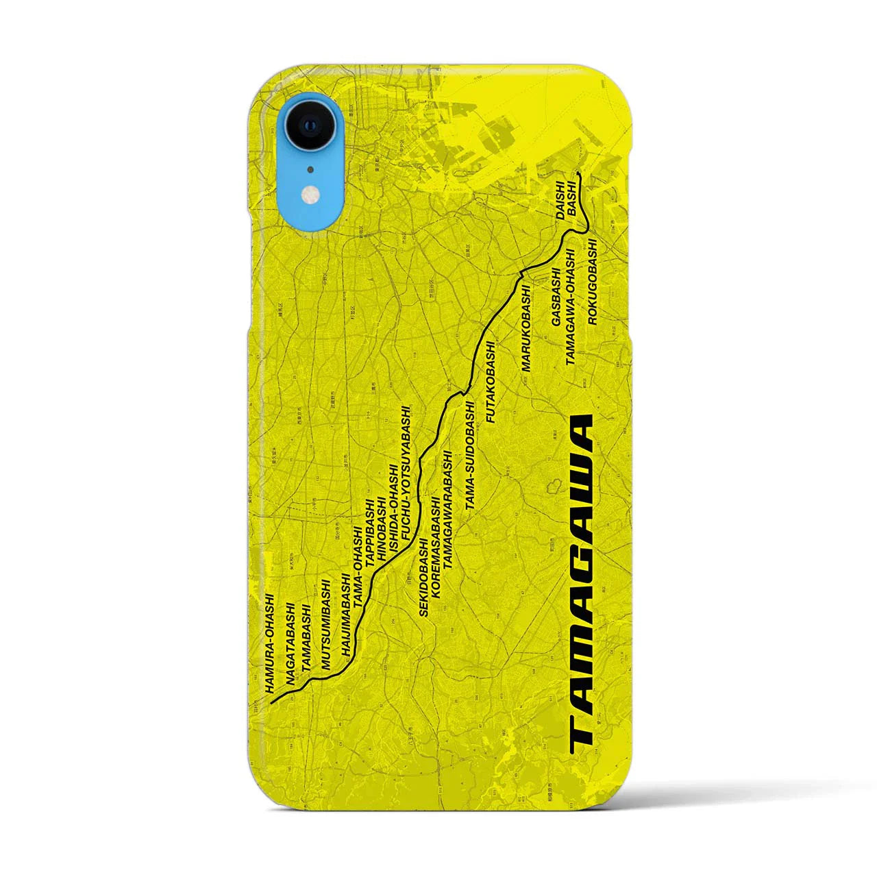 【多摩川(東京都)】サイクリストiPhoneケース(バックカバータイプ)