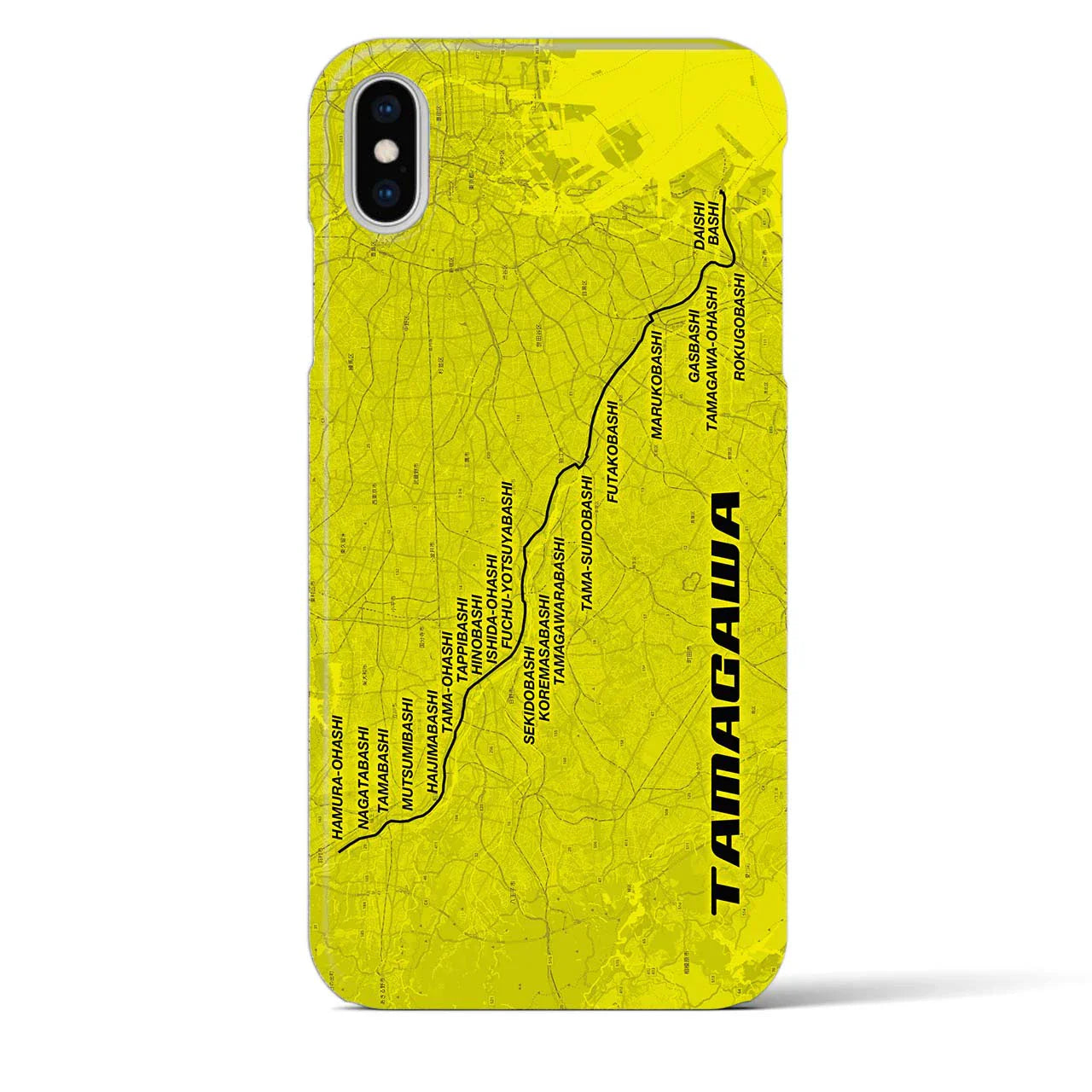 【多摩川(東京都)】サイクリストiPhoneケース(バックカバータイプ)