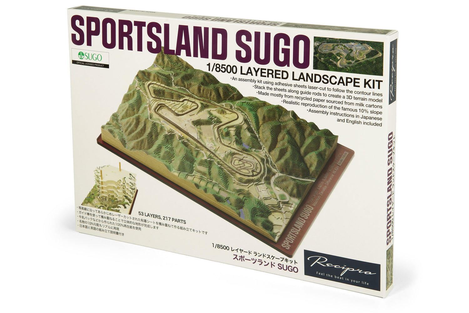 1/8500 レイヤード ランドスケープキット スポーツランドSUGO（9月5日発売予定）