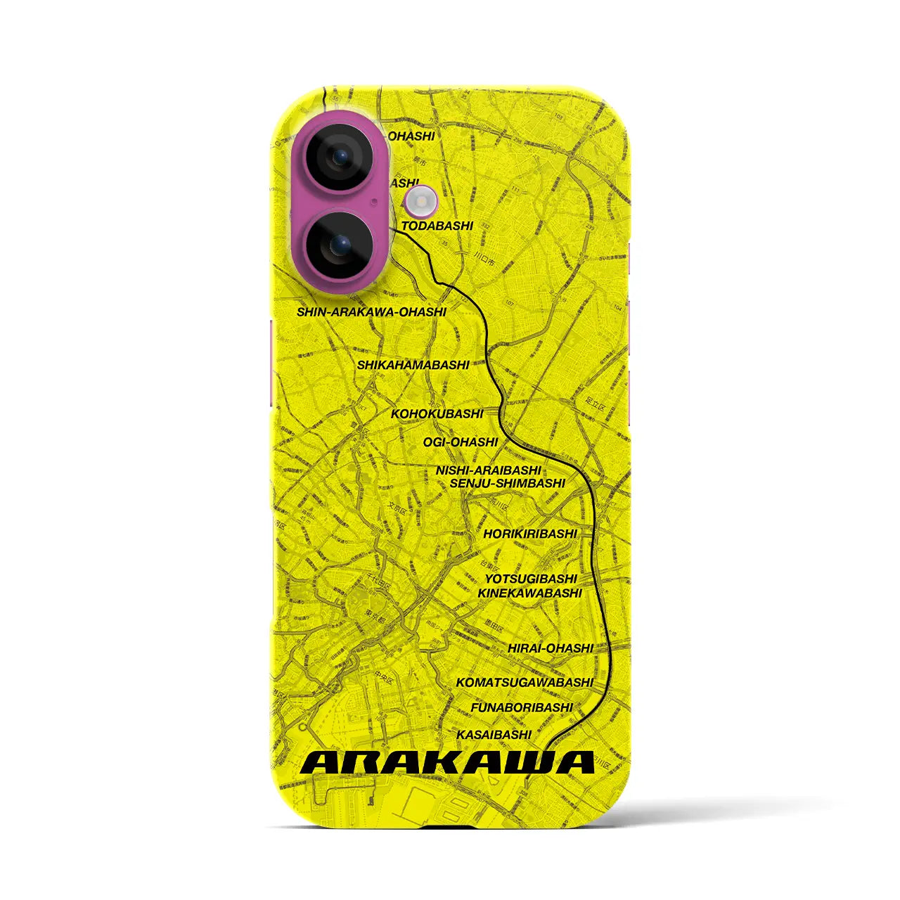 【荒川（東京都）】サイクリストiPhoneケース（バックカバータイプ）