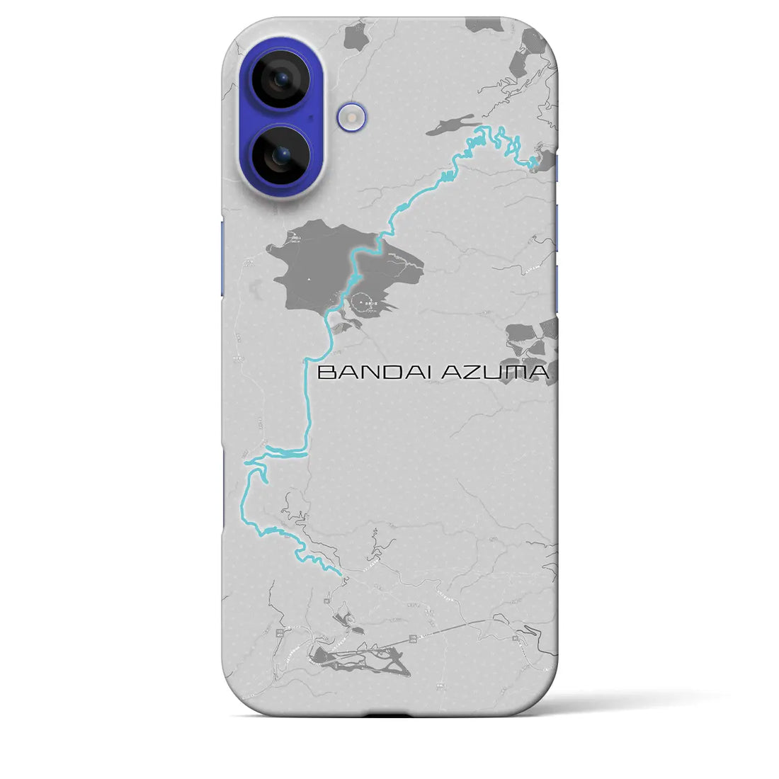 【磐梯吾妻(福島県)】スカイラインiPhoneケース(バックカバータイプ)アッシュ・iPhone 16 Pro Max 用