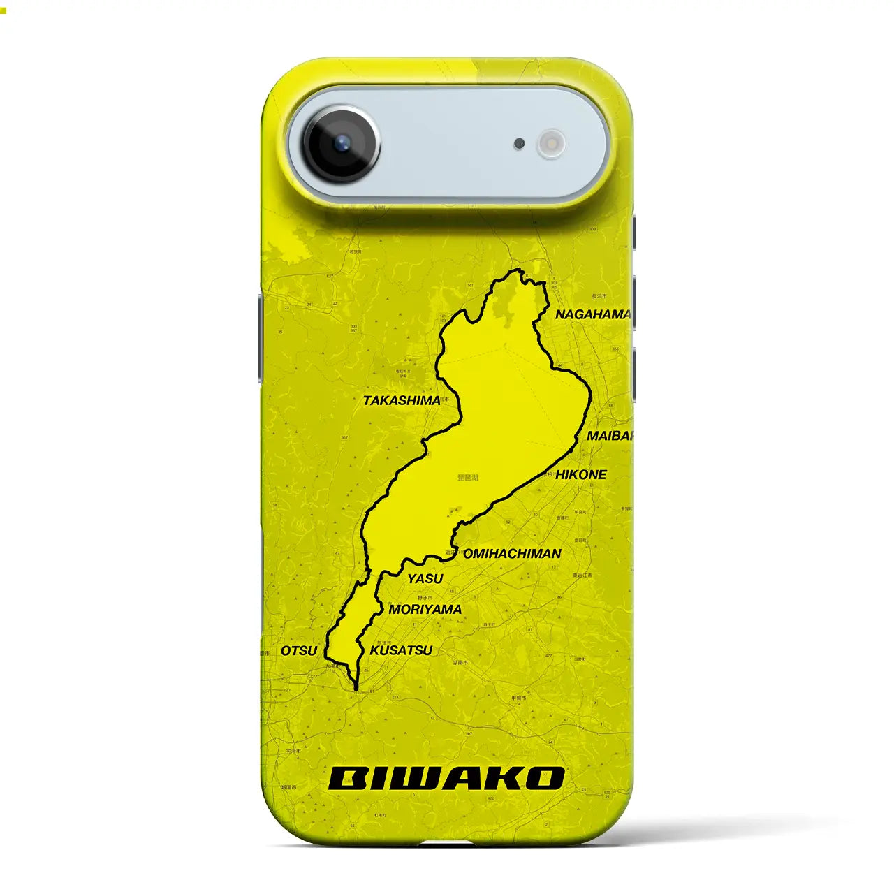 【琵琶湖（滋賀県）】サイクリストiPhoneケース（バックカバータイプ）