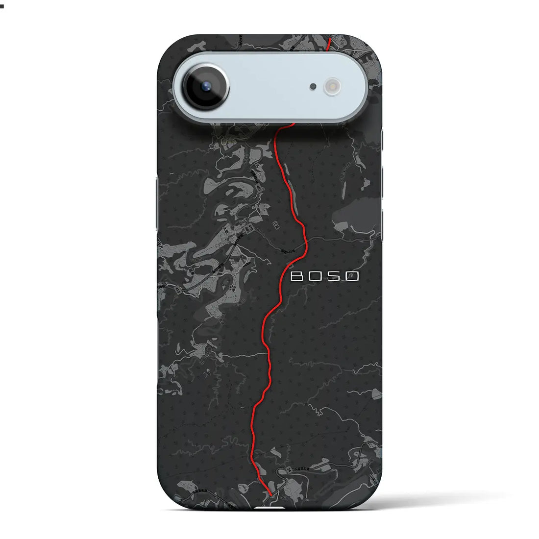 【房総（千葉県）】スカイラインiPhoneケース（バックカバータイプ）チャコール・iPhone 17 Pro Max 用