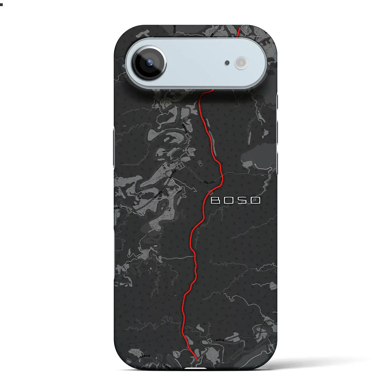 【房総（千葉県）】スカイラインiPhoneケース（バックカバータイプ）チャコール・iPhone 17 Pro Max 用
