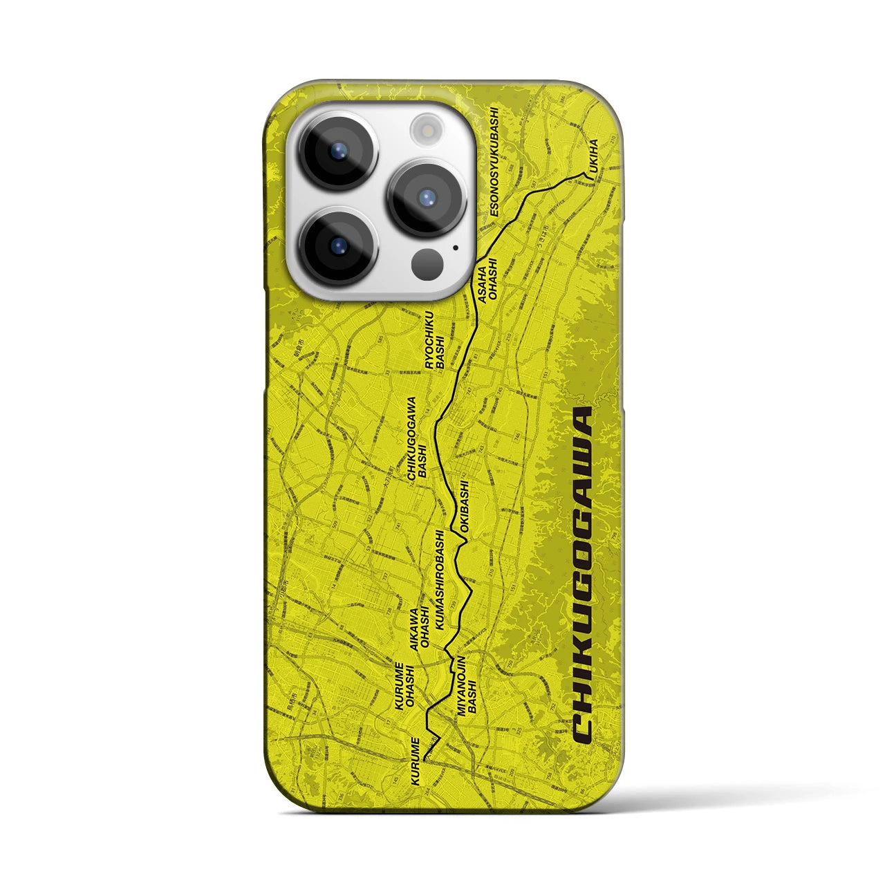【筑後川（福岡県）】サイクリストiPhoneケース（バックカバータイプ）
