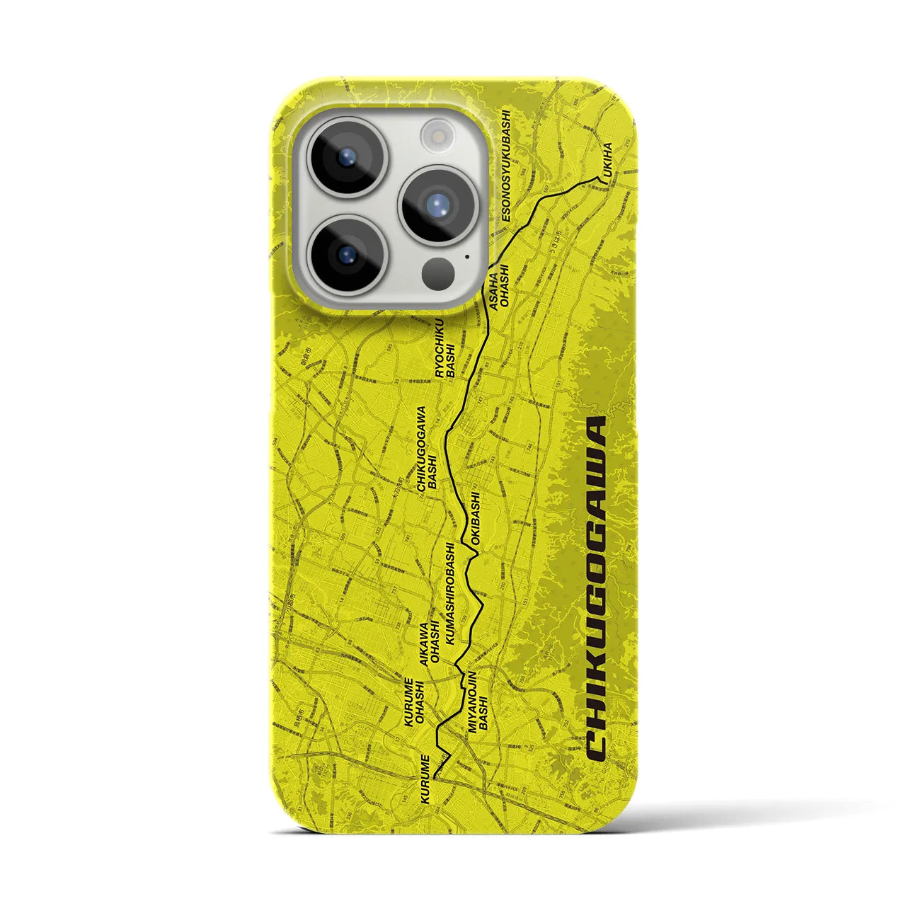 【筑後川（福岡県）】サイクリストiPhoneケース（バックカバータイプ）