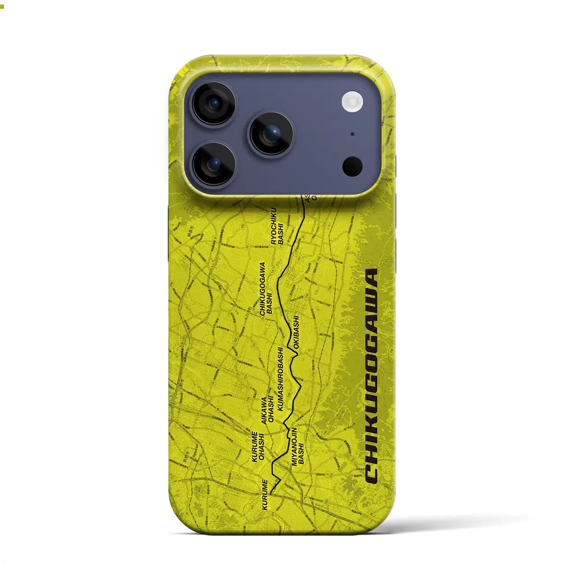 【筑後川（福岡県）】サイクリストiPhoneケース（バックカバータイプ）