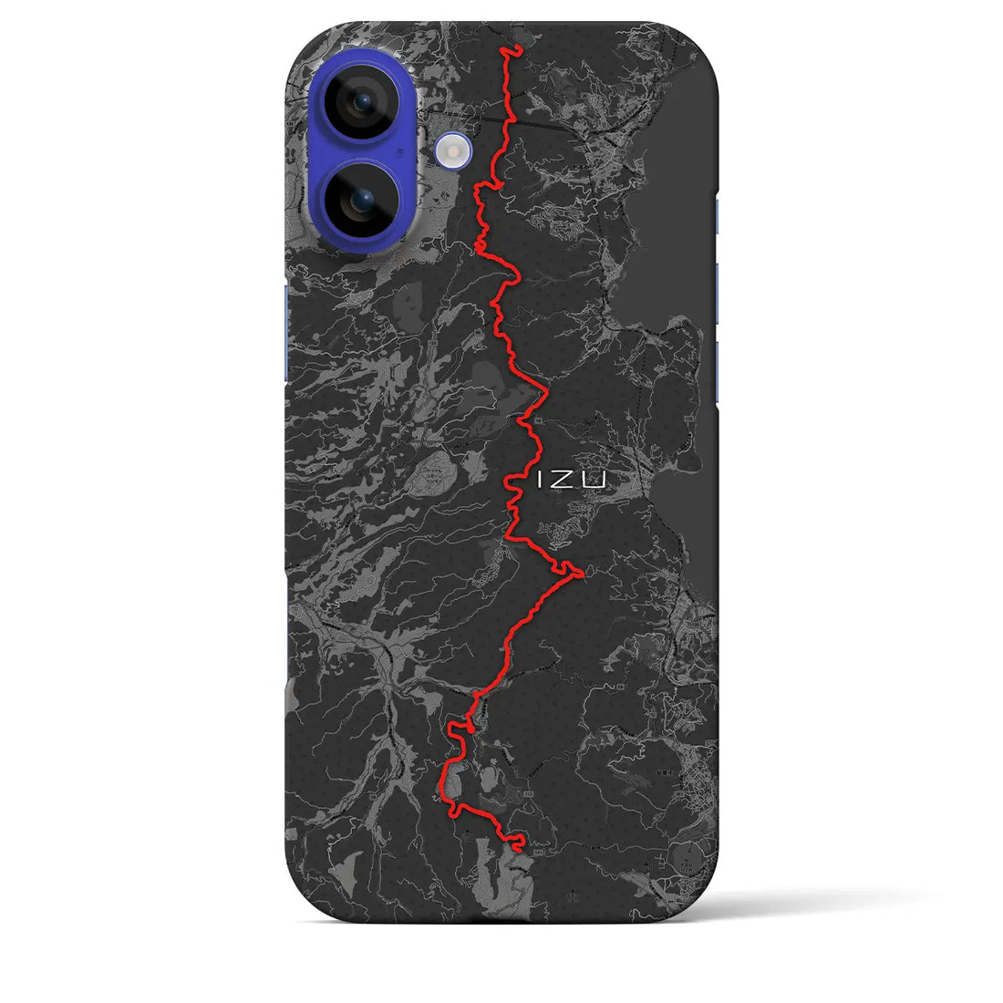 【伊豆(静岡県)】スカイラインiPhoneケース(バックカバータイプ)チャコール・iPhone 16 Pro Max 用