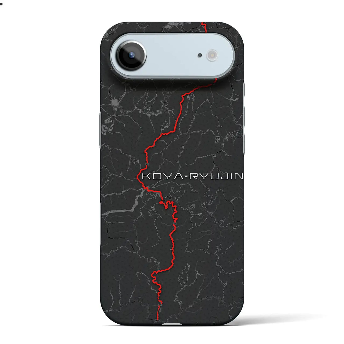 【高野龍神（和歌山県）】スカイラインiPhoneケース（バックカバータイプ）チャコール・iPhone 17 Pro Max 用