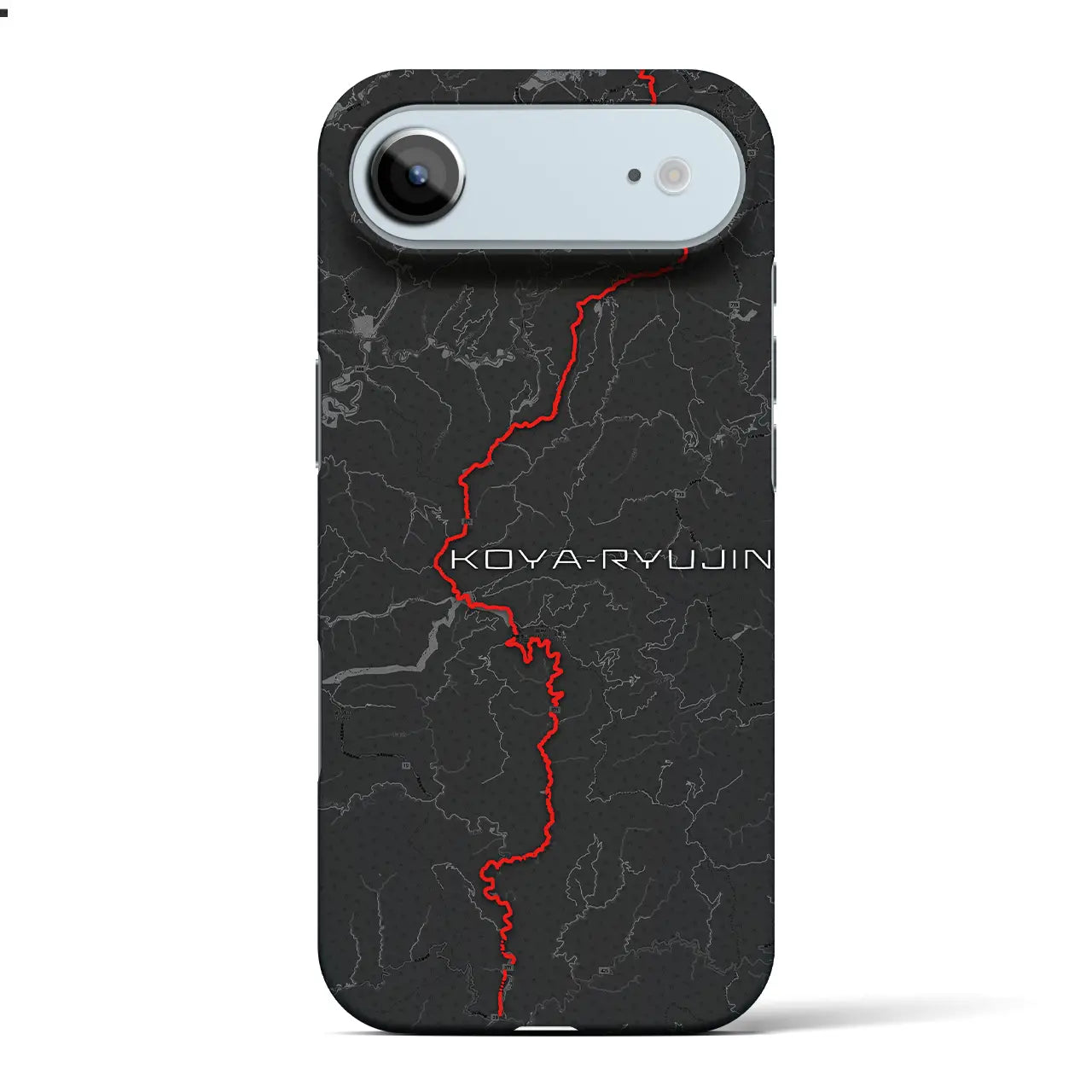 【高野龍神（和歌山県）】スカイラインiPhoneケース（バックカバータイプ）チャコール・iPhone 17 Pro Max 用