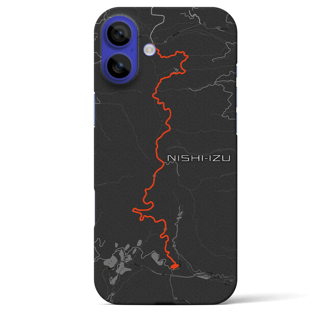 【西伊豆(静岡県)】スカイラインiPhoneケース(バックカバータイプ)チャコール・iPhone 16 Pro Max 用