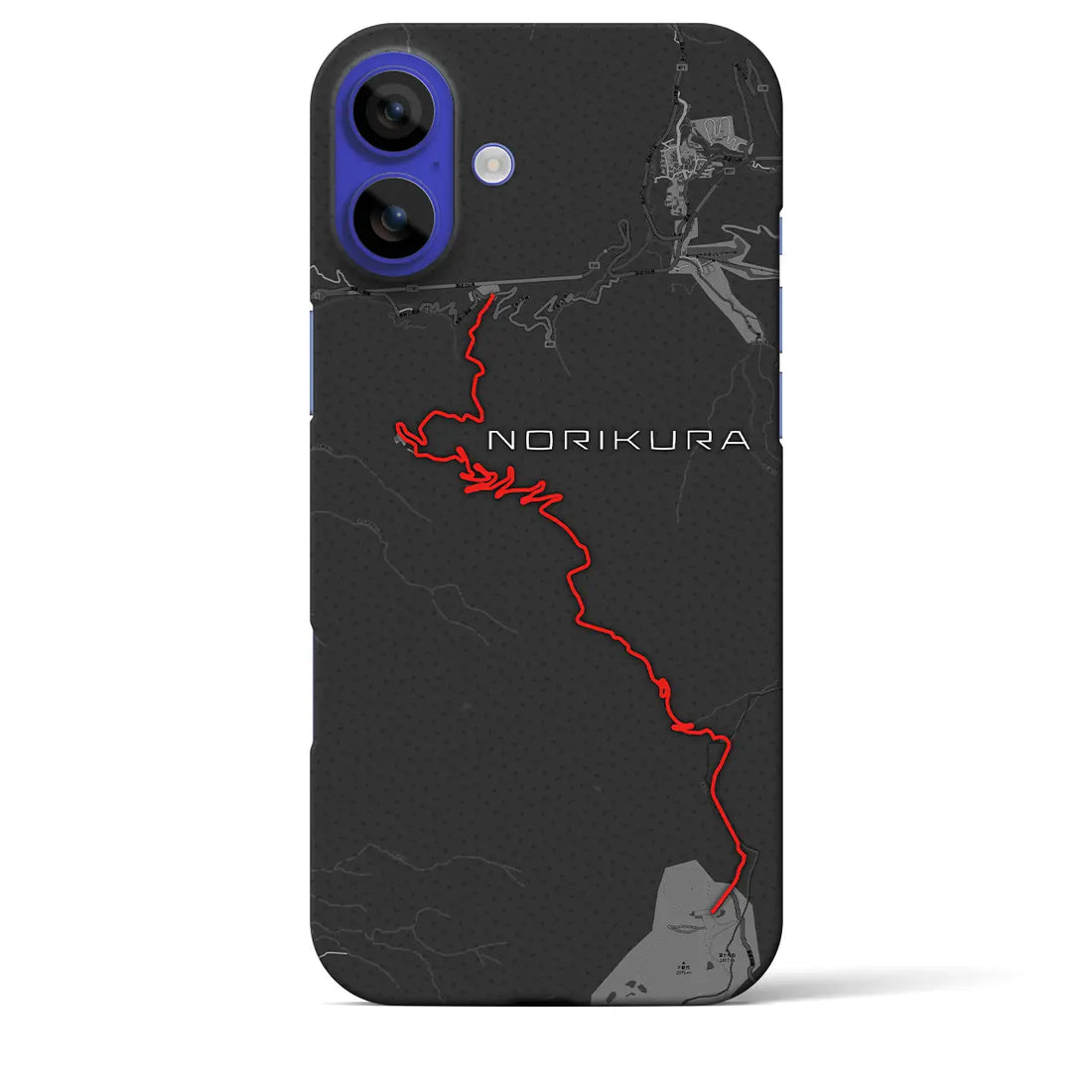 【乗鞍(岐阜県)】スカイラインiPhoneケース(バックカバータイプ)チャコール・iPhone 16 Pro Max 用