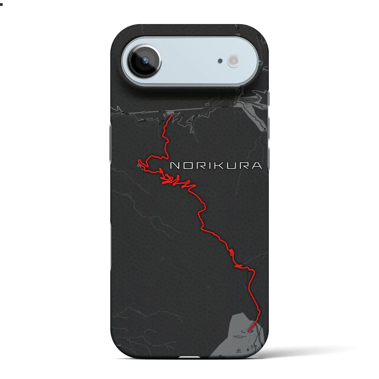 【乗鞍（岐阜県）】スカイラインiPhoneケース（バックカバータイプ）チャコール・iPhone 17 Pro Max 用