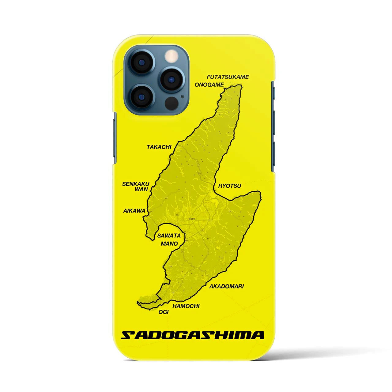 【佐渡島2（新潟県）】サイクリストiPhoneケース（バックカバータイプ）