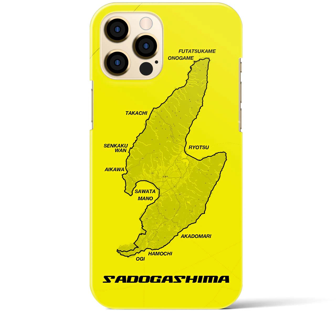 【佐渡島2（新潟県）】サイクリストiPhoneケース（バックカバータイプ）