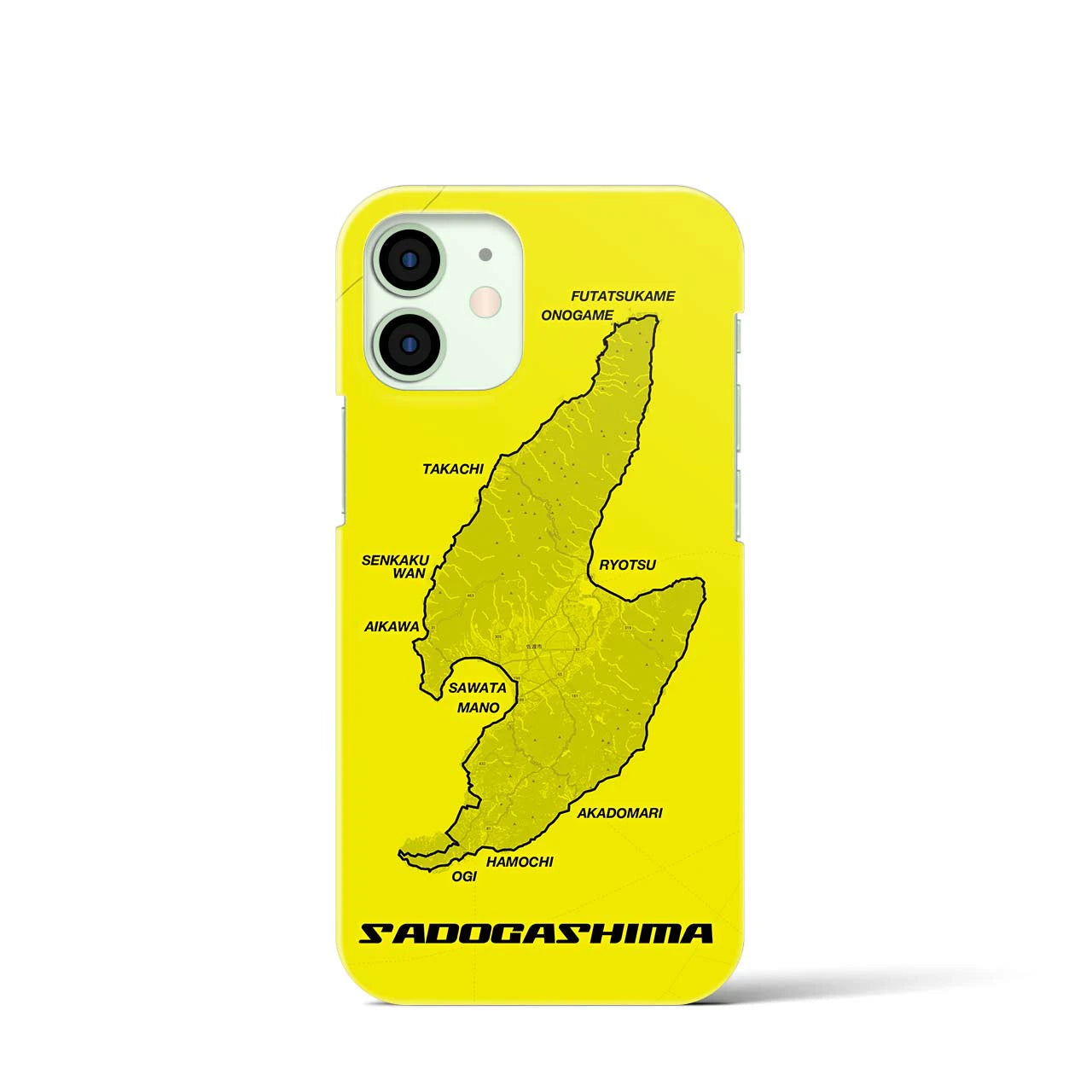 【佐渡島2（新潟県）】サイクリストiPhoneケース（バックカバータイプ）