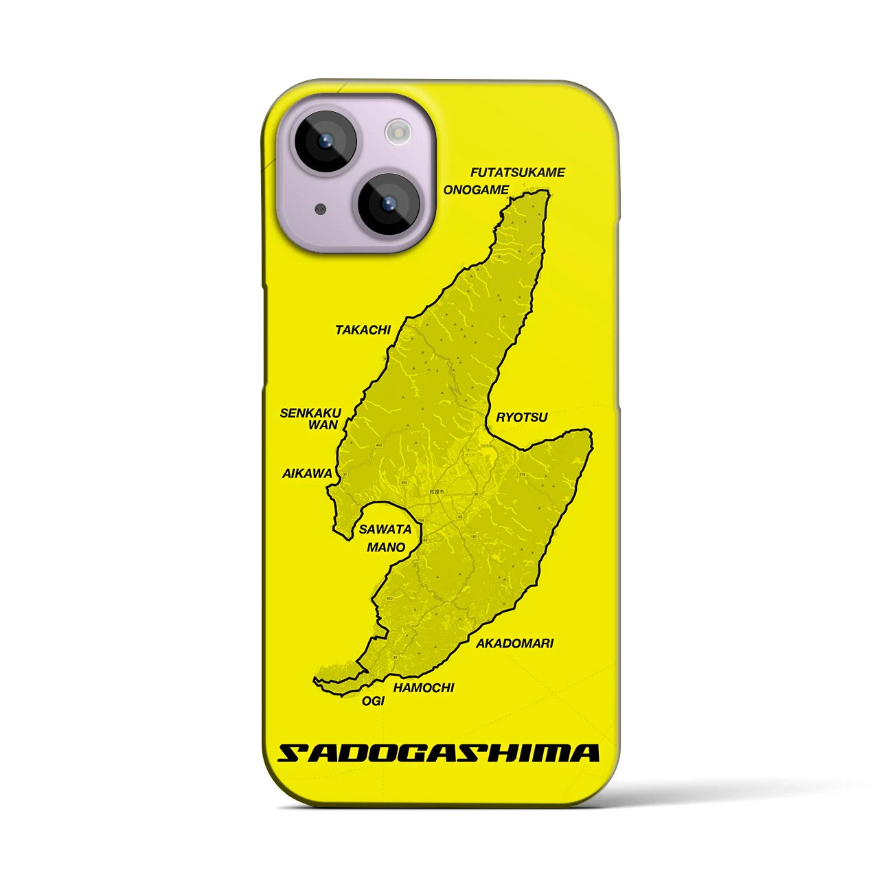 【佐渡島2（新潟県）】サイクリストiPhoneケース（バックカバータイプ）