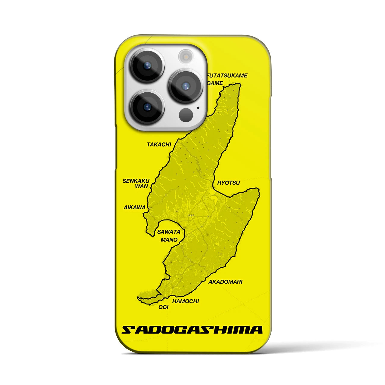 【佐渡島2（新潟県）】サイクリストiPhoneケース（バックカバータイプ）
