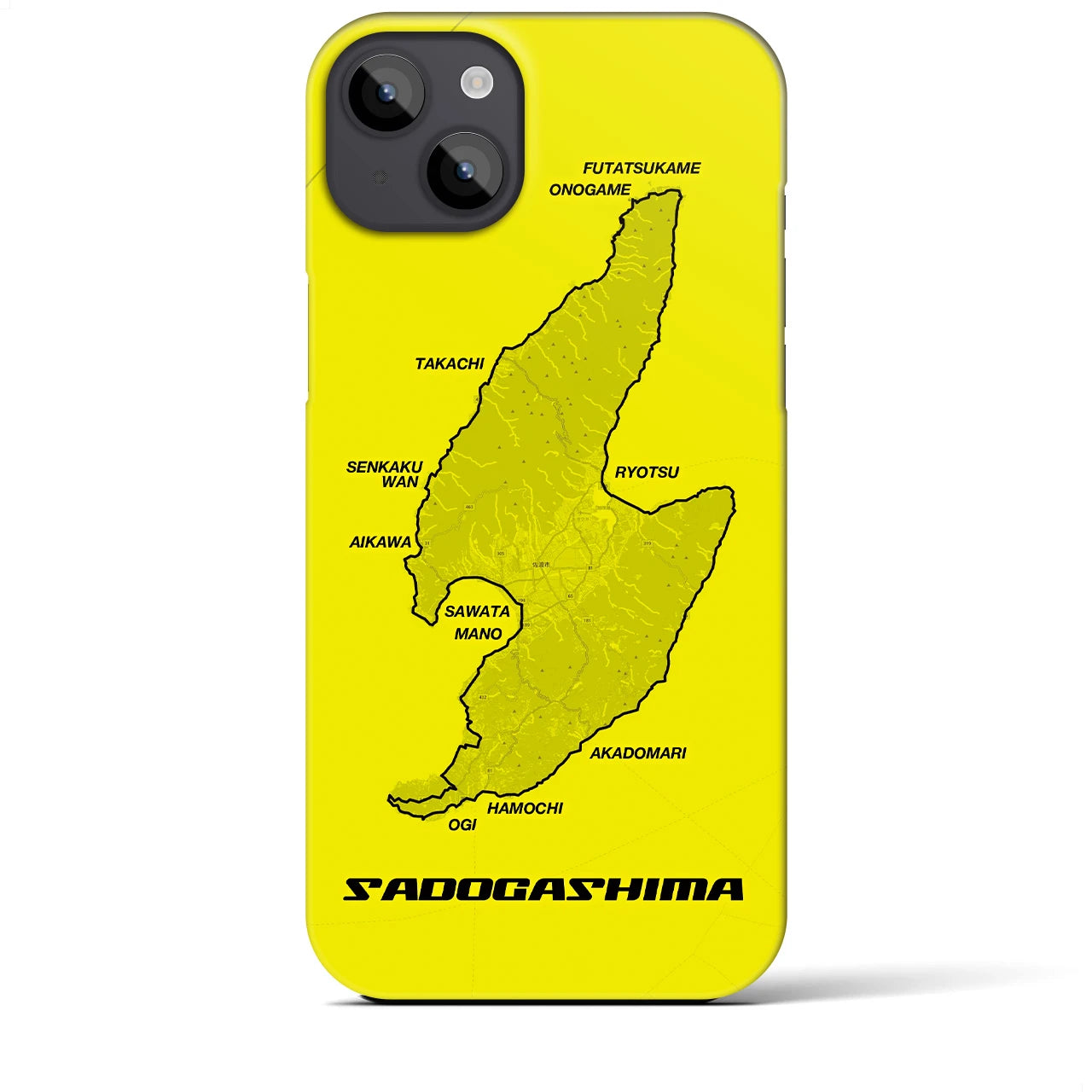 【佐渡島2（新潟県）】サイクリストiPhoneケース（バックカバータイプ）