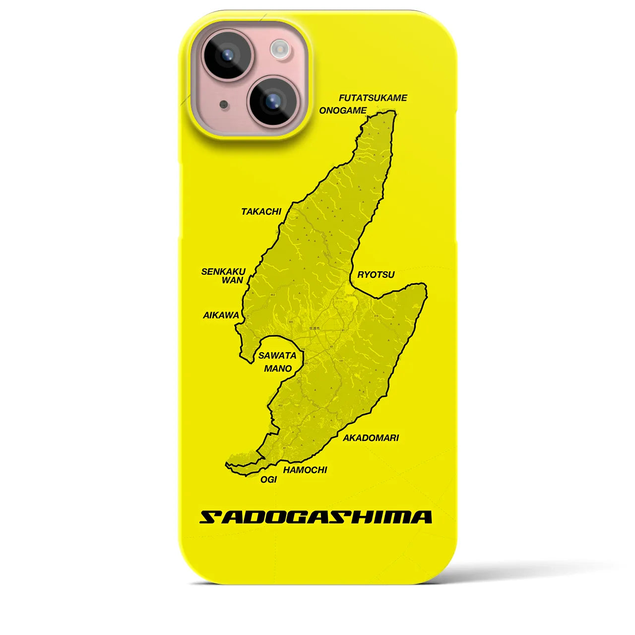 【佐渡島2（新潟県）】サイクリストiPhoneケース（バックカバータイプ）