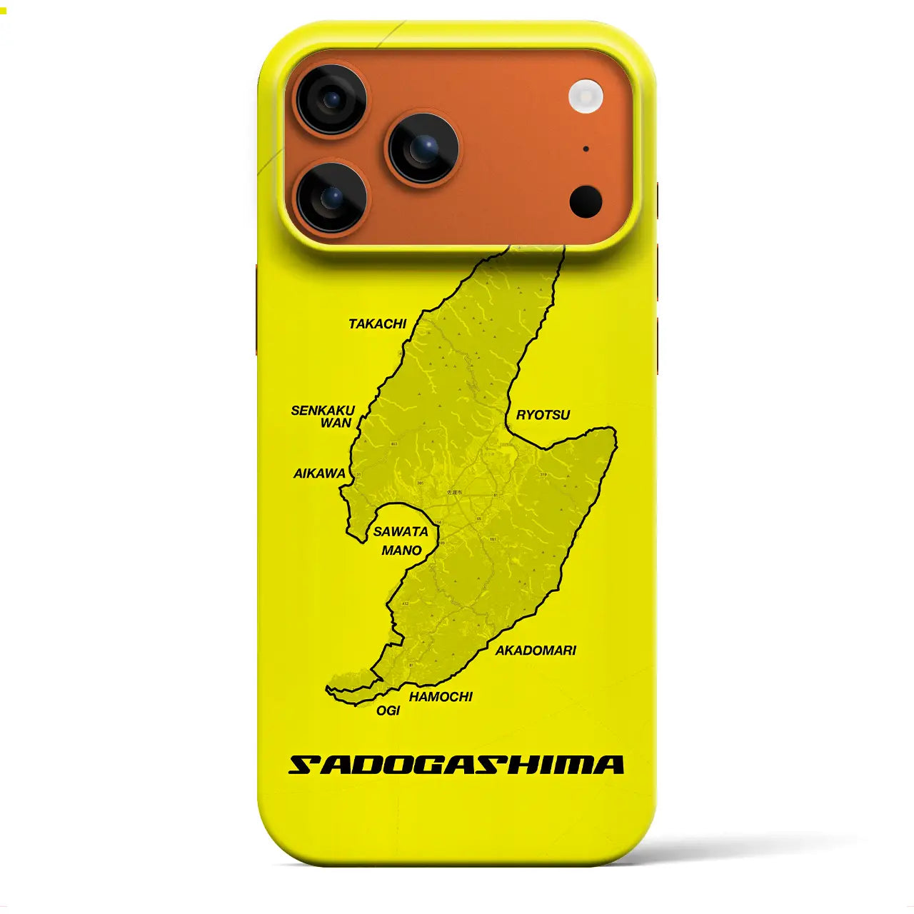 【佐渡島2（新潟県）】サイクリストiPhoneケース（バックカバータイプ）