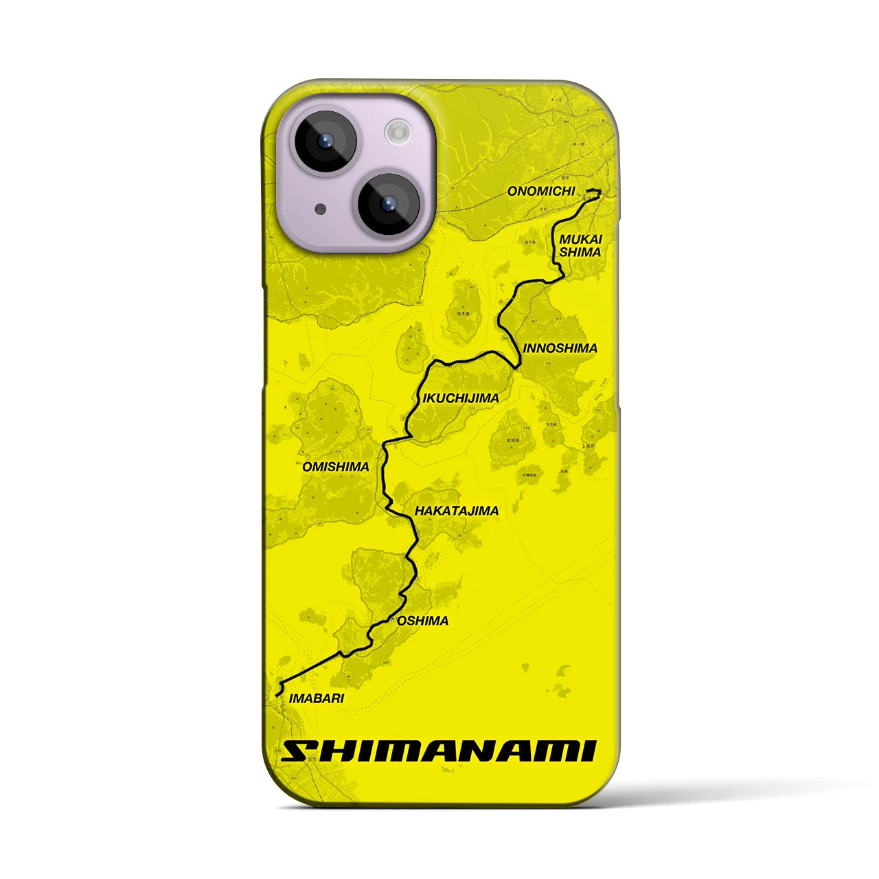 【しまなみ（広島県）】サイクリストiPhoneケース（バックカバータイプ）
