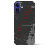 【弥彦山（新潟県）】スカイラインiPhoneケース（バックカバータイプ）チャコール・iPhone 16 Pro Max 用