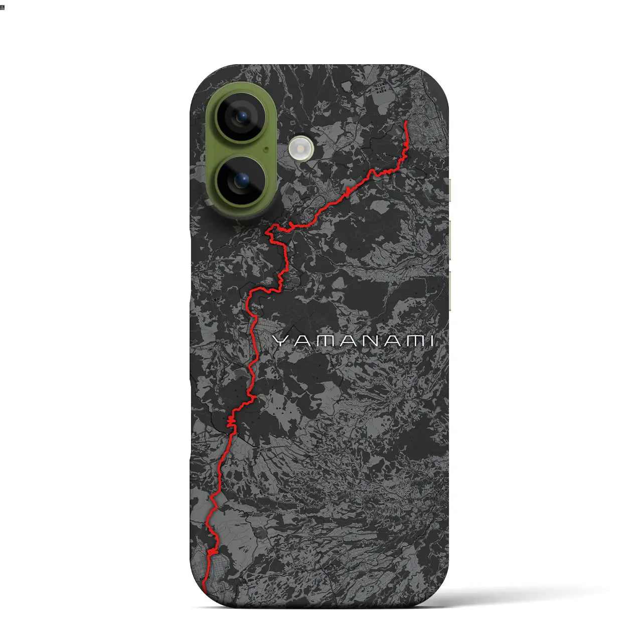 【やまなみ（大分県）】スカイラインiPhoneケース（バックカバータイプ）チャコール・iPhone 17 Pro Max 用