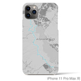 Recipro × Crossfield【芦ノ湖】地図柄iPhoneケース（バックカバータイプ・アッシュ）iPhone 11 Pro Max 用