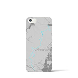 Recipro × Crossfield【弥彦山】地図柄iPhoneケース（バックカバータイプ・アッシュ）iPhone SE（第1世代） / 5s / 5 用